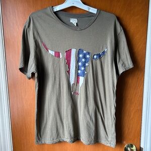 Denim and Supply Ralph Lauren Mens Tee Size L Southwestern American Flag